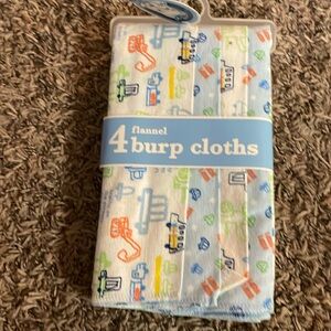 4 new burp cloths